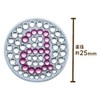 DAIYA GOLF Golf Marker Bonjoc Initial Ball Marker H WH