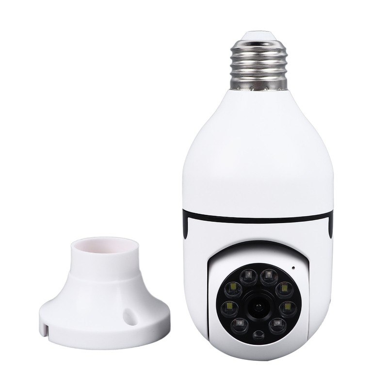 Light Bulb Security Camera Wireless 360 Degree Panoramic View 2