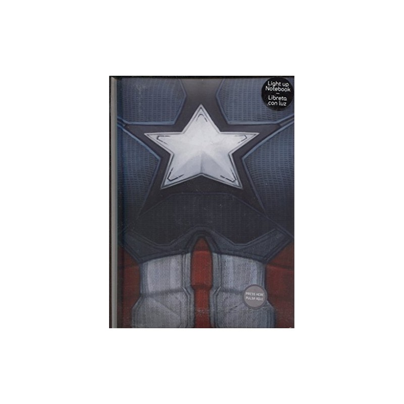 Capitan America Light-Up Notebook (SD Toys SDTMAR20412)