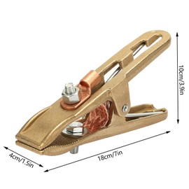 260a/300a/500a Weld Earth Clamp, A Shape Brass Welding Ground Earth Clamp Earth Ground Cable Copper Grip Clip Clamp for Welding Machine