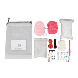 Crochet Knitting Set DIY Cute Owl Toy with Video Tutorial Extra 40% Yarn Crochet Starter Kit for Birthday Mother's Day Valentine's Day Thanksgiving