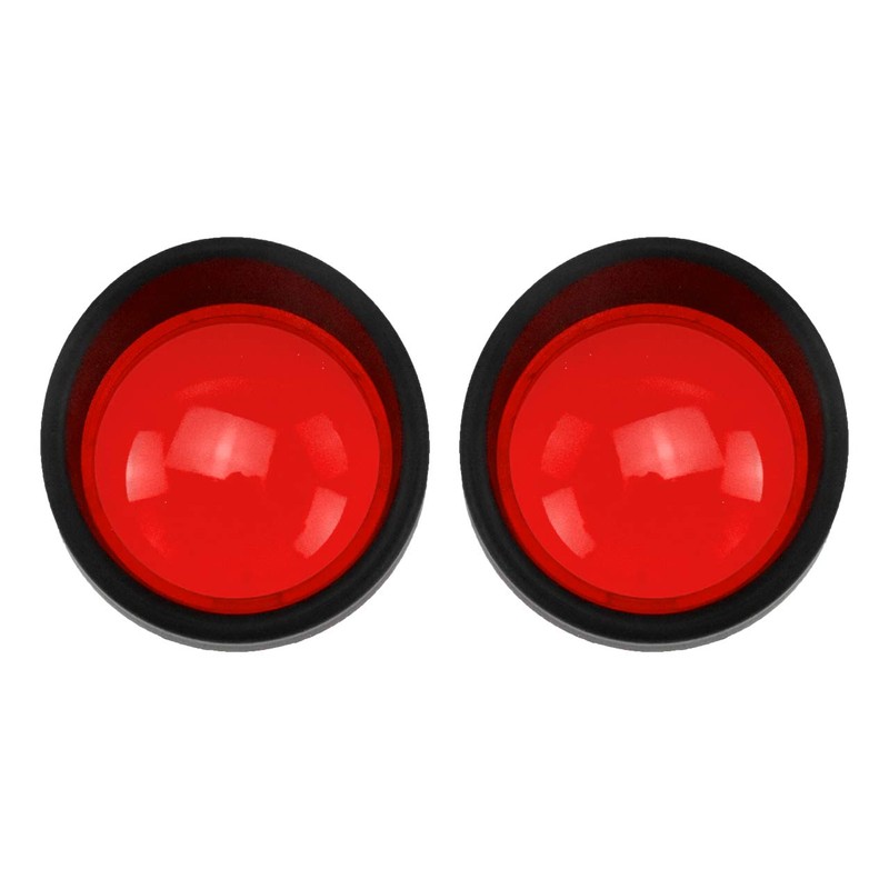 HDBUBALUS ABS Visor Style Turn Signal Lens Indicator Light Bezels