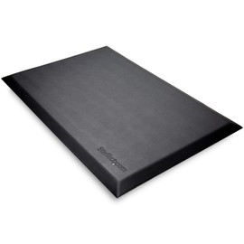 StarTech.com Anti-Fatigue Mat for Standing Desk - Ergonomic Mat for Standing Desk - Large 24" x 36" Surface - Non-Slip - Cushioned Comfort Floor Pad for Sit Stand/Stand Up Office/Work Desk (STSMATL)
