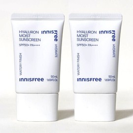 Innisfree Hyaluronic Moisture Sun Cream 50ml +50ml / 이니스프리 히알루론 수분 선크림 50ml +50ml