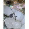 Unbranded Dainty Cross & Virgin Mary Necklace • Minimalist Necklace