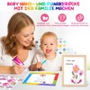 TOGOU2S Baby Handprint and Footprint Set with Sponge, Non-Toxic Acid