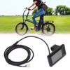 Electric Bike LCD Display Meter 24V 36V 48V 5pin Connector