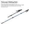 Telescopic Hiking Cane 3 Section Aluminium Alloy Walking Stick Retractable