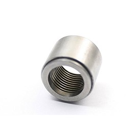 Autobahn88 Steel Weld Bung - Female NPT 1/4 NPT, OD=22mm (0.9") (Silver)