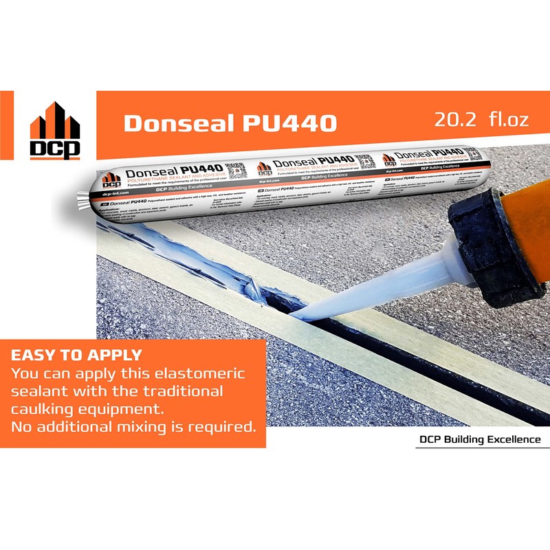 DCP Donseal PU440 Polyurethane Sealant for Concrete, Sidewalk 2 Pack