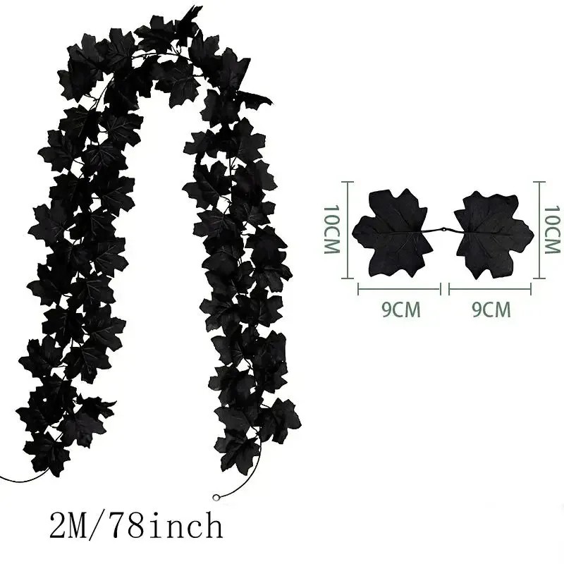 Artificial Maple Leaf Garland for Fall Decorating – Autumn Vine