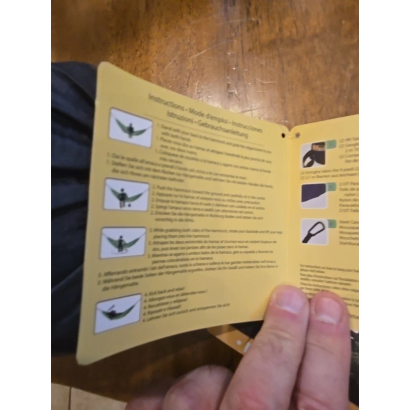 Wise Owl Outfitters Camping Hammock w/Tree Straps, Large - Burgundy/NavyB