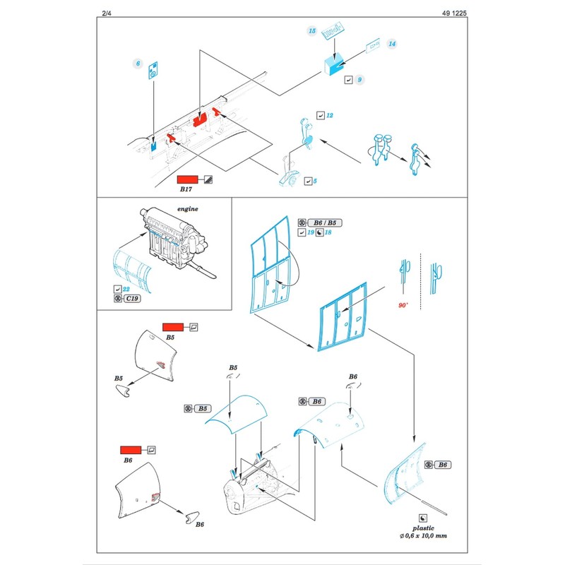 Eduard Accessories EDP491225 Model Building Accessories, Various