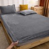 AYO Fitted Sheet, Warm, Microfiber, Winter Smooth, Blanket Touch, Anti-Static,