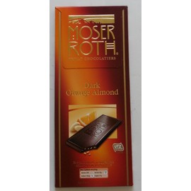Dark Orange Almond Chocolate Privat Chocolatiers 4/PKL8
