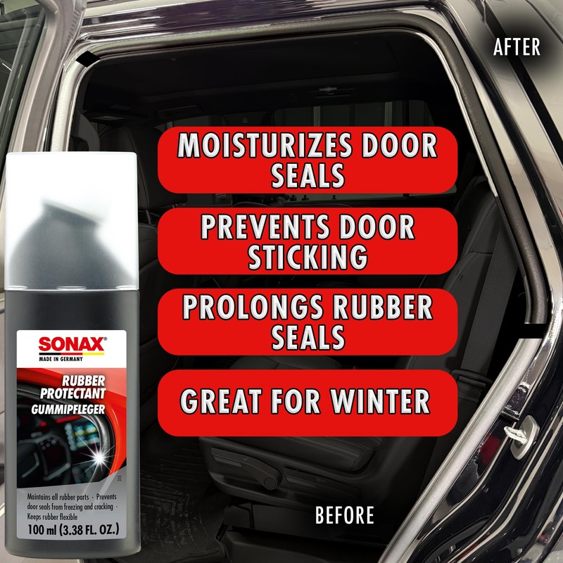 SONAX 03401000 Rubber Protectant (GummiFleuger)