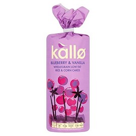 Kallo Blueberry & Vanilla Rice Cakes - 120g