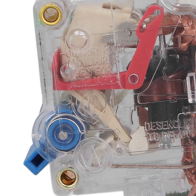 Circuit Breaker Transparent 1P Sensitive Operation ABS Circuit Breaker 230V