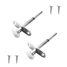 2PCS Stainless Steel Spring Plunger Latch Lock - 6.5x80mm (0.26x3.15 Inch) Spring-Loaded Latch Pin for Furniture, Bed, and Door Applications