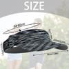 LUKIUP Quick-Drying Sun Visor Hat, Unisex Sun Shield, Ultralight and