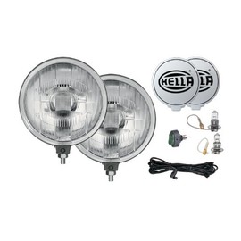 HELLA 005750952 500 Series Driving Lamp Kit, Clear, 6"