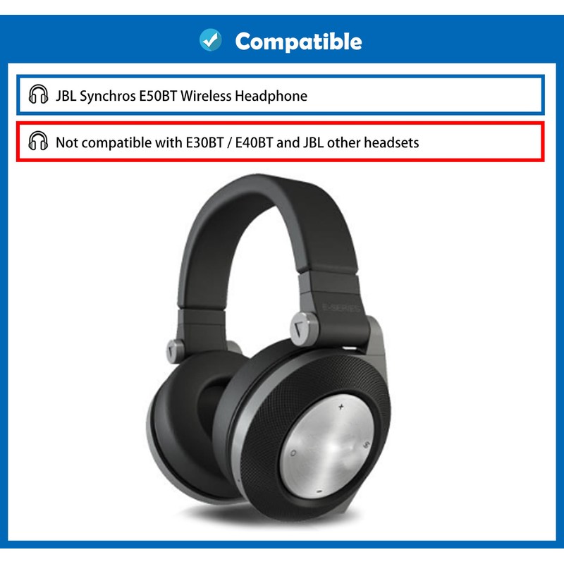 DowiTech Breathable Ear Pads Cushion Replacement Compatible with JBL Synchros