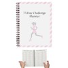 Planner Notebook,75-Day Appointment Organizer | Portable Motivational Goals Tracker for
