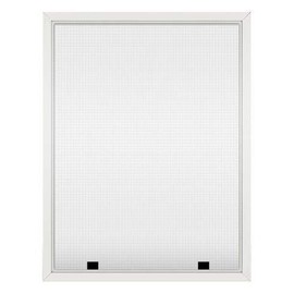 Assembled Custom Size Window Screens (White)