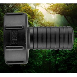 Connector/Adaptor/hosetail IBC Storage Tank Outlet Fitting s60x6 coarse thread-32mm Hose Barb (1.25" Barb (32mm))
