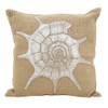 SARO LIFESTYLE Neptunian Collection Down Filled Shell Throw Pillow/, Shell,