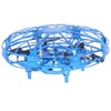 Hand Controlled Flying Drone Children Flying Toy Blue Hand Drone