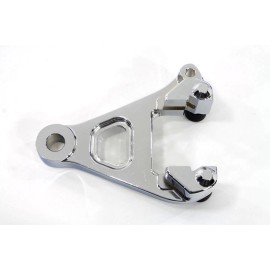 V-Twin Manufacturing Girling Rear Brake Caliper Bracket Shovelhead Dyna Softail FXST FX 11.5" Chrome