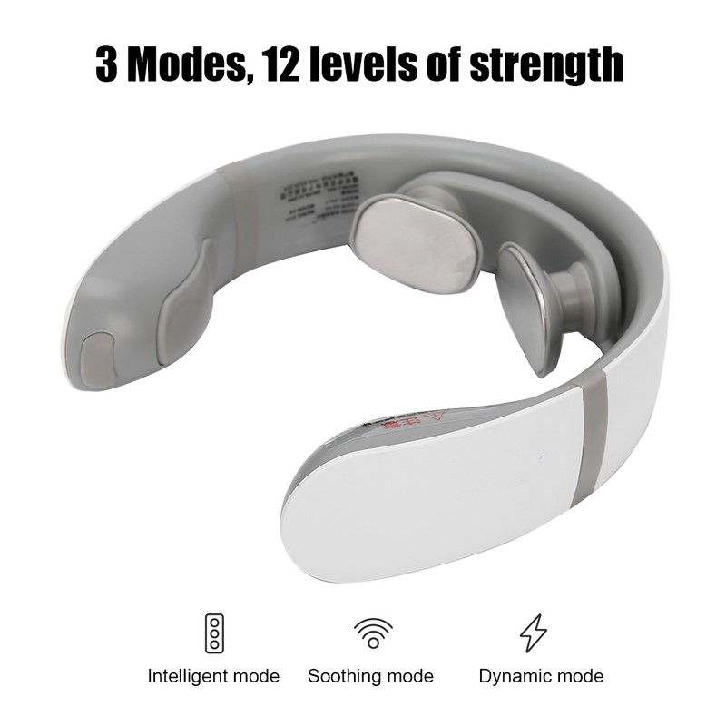 Neck Massager 42℃ Constant Temperature Hot Compress Electric Pulse Neck