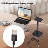 FUNFANG Headphone Stand Bottom Illuminated Headphone Holder RGB Light for