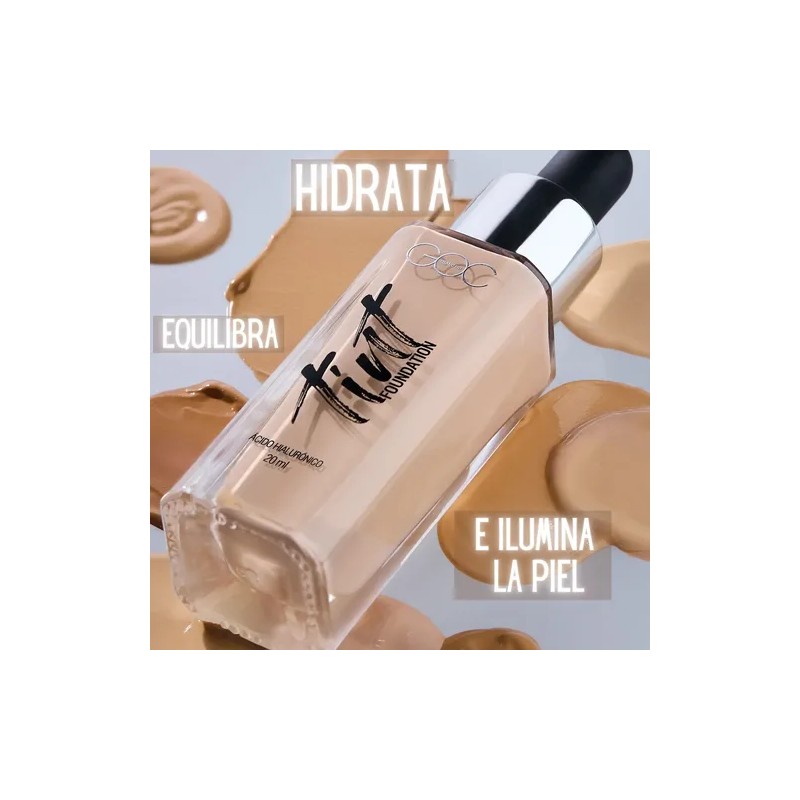 Goc Maquillaje Tint Foundation Previene Líneas De Expresión