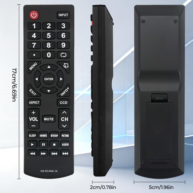 Insignia TV Remote Control Replacement,Universal Remote for Insignia TV