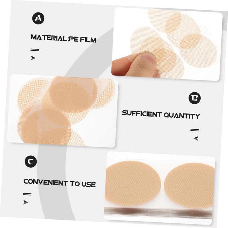 ORFOFE 50pairs for Sports Chest Patch Male Shields Breathable Pads