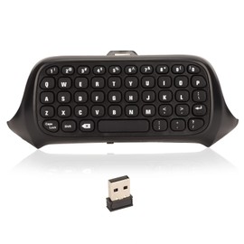 Septpenta Teclado Controlador para Xbox One, Controlador Inalámbrico Chatpad Keyboard con Receptor USB, Diseño de Estilo de Manija, Conexión...       