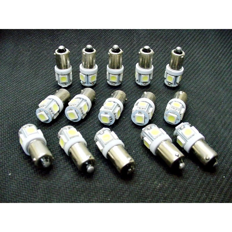 Lumiglow 15 COOL White 5 LED Instrument Panel Dashboard Lights
