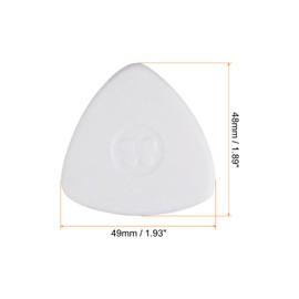 HARFINGTON 30pcs Tailors Chalk, Triangle Sewing Chalk, Washable Fabric Marker for Sewing Supplies Accessories, White