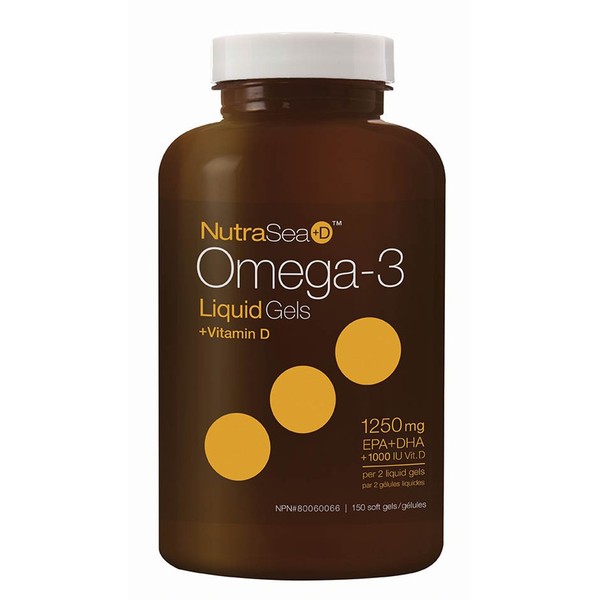 NutraSea+D Omega-3 150 Softgels