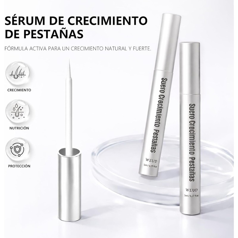WEUD Serum Pestañas Coreano con Multi Péptido y Biotina B7,