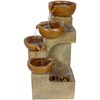 Alpine Corporation WCT726 Indoor/Outdoor Tabletop Tiered Pouring Pots Waterfall Fountain