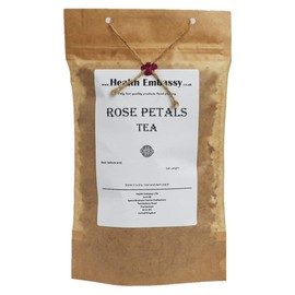 Health Embassy Rose Petals Tea | Rose Dried Petals Tea, 50 g