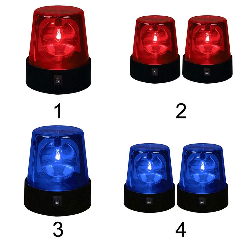 LED 360 Rotating DJ Flashing Stage Effect Battery Powered Strobe
