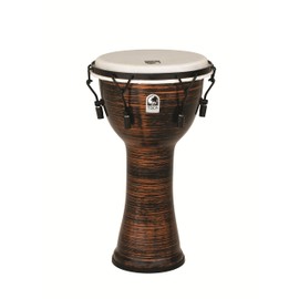 Toca TF2DM-10SC Freestyle II Mechanically Tuned 10-Inch Djembe - Copper Spun Finish