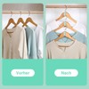 Pack of 50 Clothes Hangers, Space-Saving BOZILY Hangers, Connecting Hooks,