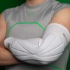 Unequal Battle Ready Full Arm Padded Compression Sleeve (Small/Medium, White