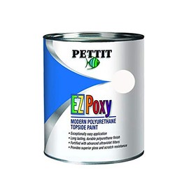 Pettit Ez-Poxy Topside Paint, Quart Mediterranean White