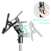 SLOW DOLPHIN Photo Studio Heavy Duty Metal Clamp Holder with